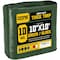 Core Tarps Heavy Duty Tarp, 10 ft L x 0.5 mm H x 10 ft W, 10 Mil, Green/Black, Polyethylene CT-603-10X10 - alternate 1